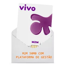 Chip M2m P/ Rastreador E Telemetria Vivo 50mb - Plano Mensal