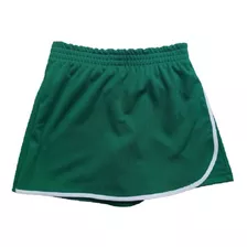 Shorts-saia C/viés Juvenil Uniforme Escolar