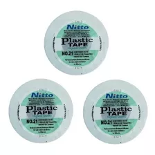 Pack De 3 Cintas De Aislar Blancas 19mm X 18mts Nitto