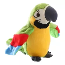 Brinquedo Arara Falante Repete E Dança Papagaio De Pelucia