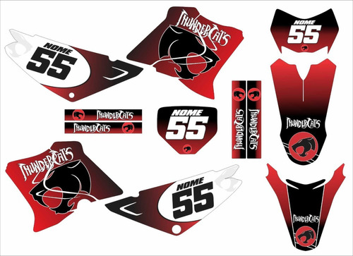 Adesivos Moto Cross Trilha Xtz 125 20mm Personalizada Lm248