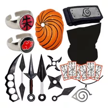 Kit Naruto Bandana Infantil + Máscara Tobi Rápido Envio