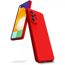 Funda Goospery Samsung Galaxy A52 5g De Silicona Rojo