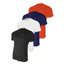 Kit 4 Camisas Dry Fit Masculino Treino Com Proteção Uv