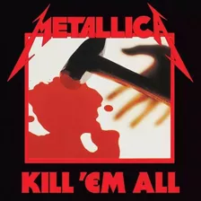 Metallica Kill Em All Red Rojo Lp Vinyl Versión Del Álbum Estándar