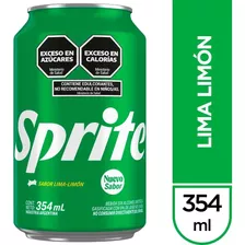 Sprite Lata 354ml Sabor Lima Limón Pack X 6 Unidades