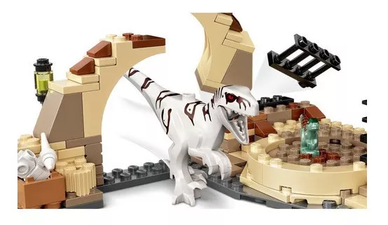 Set De Construcción Lego Jurassic World Dominion Atrociraptor Dinosaur: Bike Chase 169 Piezas En Caja