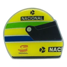 Adesivo Helmet 1990 Ayrton Senna U Amarelo Unica