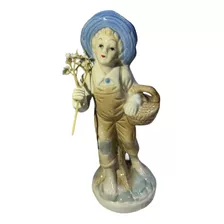 Estatuilla Figura Porcelana Vintage Antigua