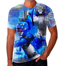 Camiseta Camisa Power Rangers Desenho Infantil Kids Filme 11