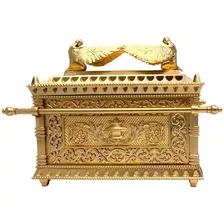 Arca Da Aliança Plástica Dourada Extra Grande 30cm