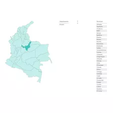 Colombia Powerbi Mapa Departamentos Plantilla