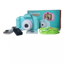 Camara Digital Recargable Niños Usb Juegos + Memoriasd 32gb