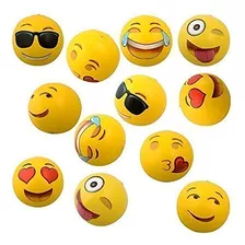 Emoji Universo: 12 Pulgadas Emoji Inflable Pelotas De Playa.