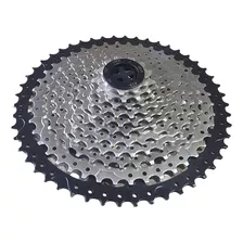 Cassette De Bicicleta De Montaña 11 Velocidades 11 - 50 Dientes Color Plata Con Toque Negro Reforzado Durabilidad Extrema Compatible Shimano Sram Ligero Mtb Trail Enduro Rendimiento Superior