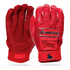 Guanteletas Beisbol Franklin Pro Chrome Rojo Adulto Talla Chica