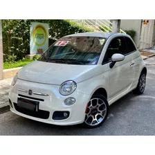 Fiat 500 1.4 Sport Air Automático 2012 Lindo + Ipva 24 Pago!