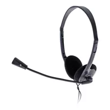 Fone De Ouvido Microfone Preto Gamer Ajustável Headset F-024