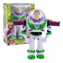 Buzz Lightyear Toy Story Com Luzes E Som Com Asas Robô Anda