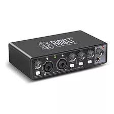 Froket Interfaz Audio Usb 24 Bits192 Khz Xlr Alimentacion Fa