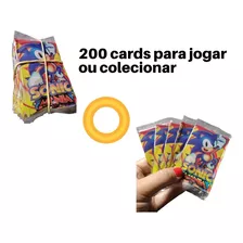 Kit 200 Cards Figurinhas Sonic 2023 50 Pacotes Bafo 