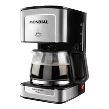 Cafeteira Elétrica C-44-32x-si 800w Preta E Inox Mondial Cor Preto 110v