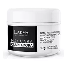 Máscara Faciai Para Pele Lakma Dermocosmeticos Máscara Clareadora Manchas E Melasma Máscara Clareadora Facial Lakma 10g 10g Y 10ml