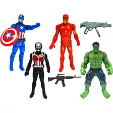 Set 4 Muñecos Avengers Endgame Ironman Thor Capitan America