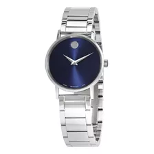 Pulsera Movado 0607235 Para Hombre Con Esfera Azul Llamativa