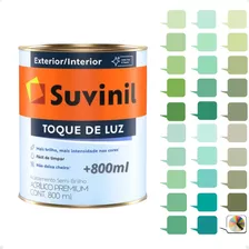 Tinta Para Parede Semi Brilho Suvinil +800ml - Tons Do Verde