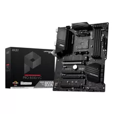 Board Gaming B550 Msi Pro Am4 Ryzen 5000 Gamer Atx Pcie 4.0 Color Negro