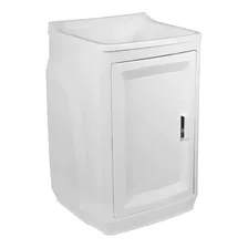 Gabinete Com Tanque Para Lavanderia - 78x51x43cm - Branco