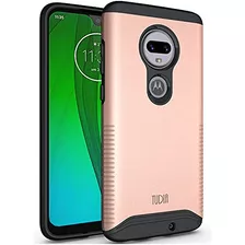 Tudia Dualshield - Funda Diseñada Para Moto G7/moto G7 Plus