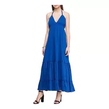 Maxi Vestido Con Espalda Descubierta Marca Express Talla S