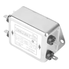 1pc 115v/250v 20a 50/60hz Cw4l2-20a-t Power Line Filter Emi