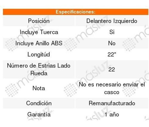 Flecha Homocintica Izquierda Volkswagen Cabrio   2001 2002 Foto 4