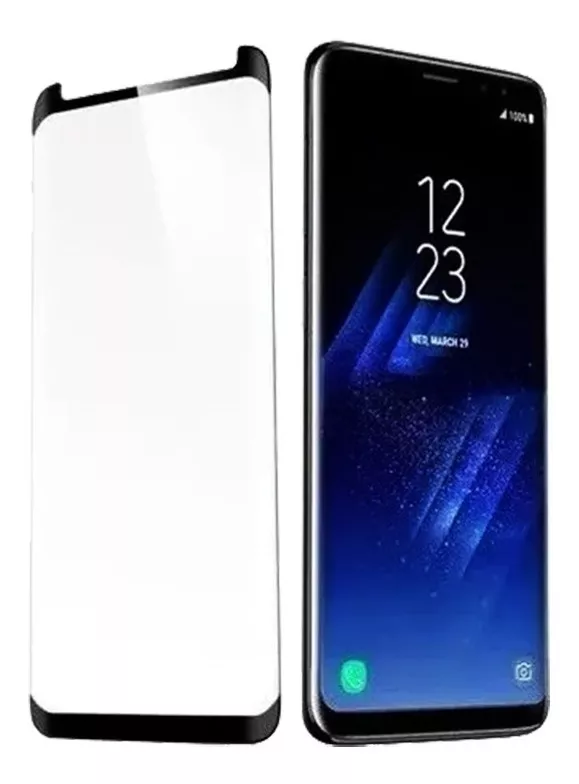 Película De Vidro 3d 5d Com Borda Galaxy S9+ Plus