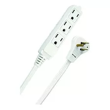 Slimline 2232 Angled Flat Plug Extension Cord 3 Wire 13 Pie