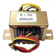 Transformador De Força Pri 110v / 220v Sec 9 + 9v 800ma