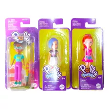 Kit 3 Bonecas Polly Pocket Lacrada Original + Acessórios