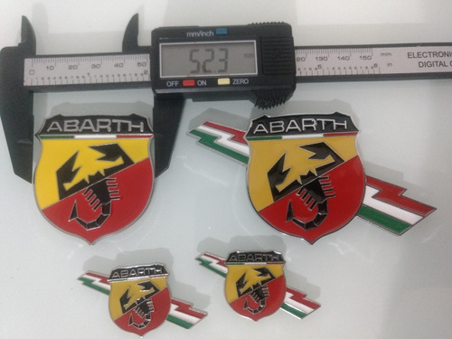 Kit Abarth Emblemas Adheribles Foto 2