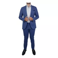 Costume Masculino Navaratti Terno Comfort Azul Cobalto Trn06