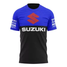 Camiseta Camisa Suzuki Moto Motogp Motociclista