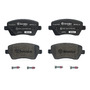 Set-4 Balatas Traseras Renault Euro Clio L4 1.6l 07 A 08