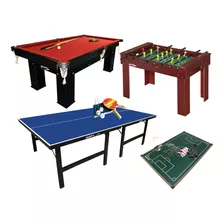 Salão De Jogos Fut. Botão+pebolim+sinuca+ping Pong