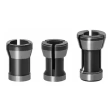 Set De 3 Adaptadores Collet De Fresa 1/4 Pulgada, 6mm Y 8mm