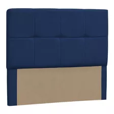 Cabeceira Casal King Vênus 195 Cm Suede Azul Marinho - D'mon Cor Azul-escuro