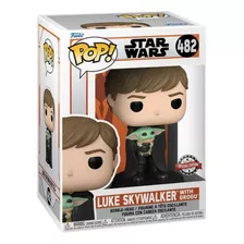 Funko Pop! & Tee - Luke Skywalker With Grogu M - Star Wars