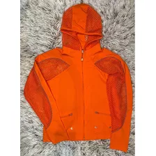 Rompevientos Nike Con Transparencias Naranja Mujer Talla M