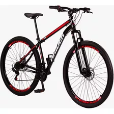 Bicicleta Montaña Rodado 29 Hombre Bicicleta Aro 29 Amort. Color Negro/rojo Tamaño Del Cuadro Xl